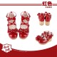 Sheep Puff Vintage Polka Dot Platform Shoes(Reservation/4 Colours/Full Payment Without Shipping)